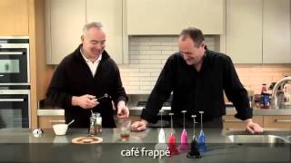 How to make a frappé coffee using an aerolatte milk frother [upl. by Arnon]