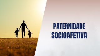 Paternidade socioafetiva [upl. by Hteb]