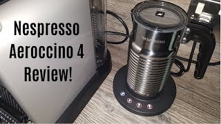 Nespresso Aeroccino 4 Milk Frother Review  Worth upgrading from the Aeroccino 3 [upl. by Sremlahc257]