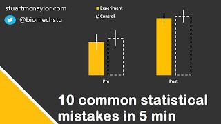 Ten Statistical Mistakes in 5 Min [upl. by Betteann]