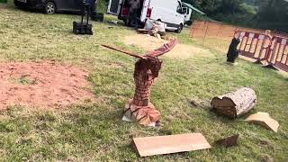 A fabulous range of wooden sculpture at Caerleon festival 2024 [upl. by Geis]