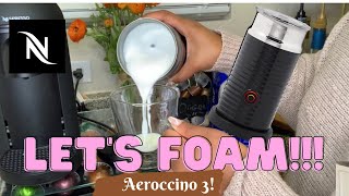 How To Foam Milk With Aeroccino 3 Make Coffee With Foam Tips amp Tricks  Easy Foamed Latte Recipe [upl. by Godwin634]