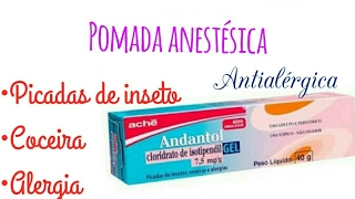 Resenha PomadaAndantol Gel [upl. by Isolt]