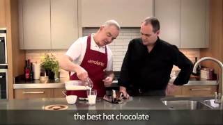 How to make a hot chocolate using an aerolatte milk frother [upl. by Acnaib681]