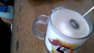 Aerolatte Review Frothing Cold Milk In Under 1 Minute [upl. by Noraf461]